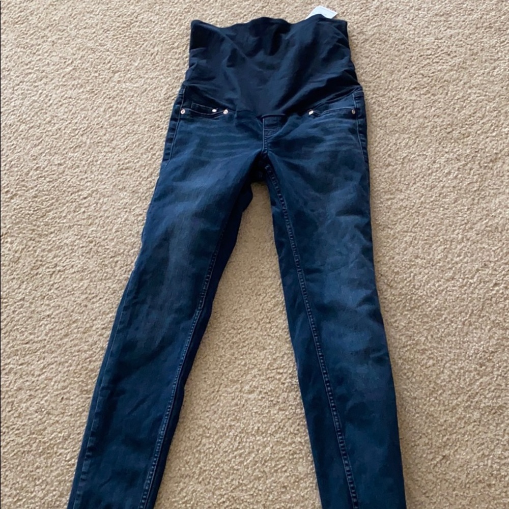 Denim maternity jeans